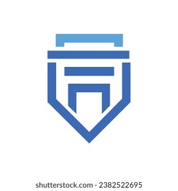 Diseño de iconos vectoriales de plantilla de símbolo de ley