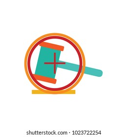 Law Target Logo icon design