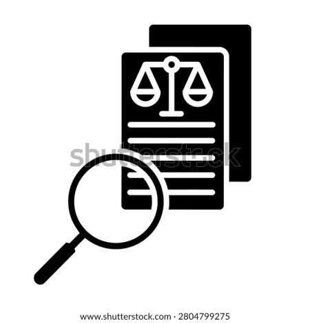 Law text icon vector. Legal document illustration sign. Statute symbol. Law book logo or mark.