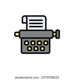 Law Transcript Icon Vector Illustration