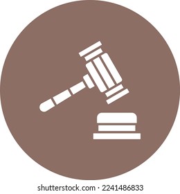 Law vector icon. Can be used for printing, mobile and web applications.