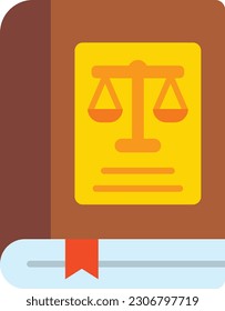 Icono de vector de ley. Se puede usar para imprimir, móviles y aplicaciones web.