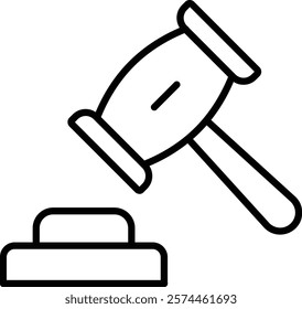 Law vector icon. Can be used for printing, mobile and web applications.