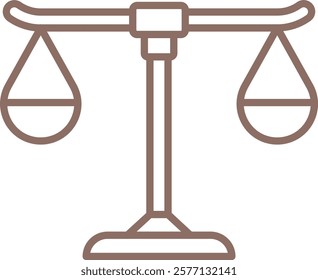 Law vector icon. Can be used for printing, mobile and web applications.