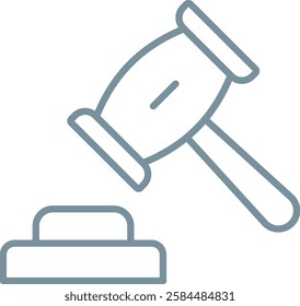 Law vector icon. Can be used for printing, mobile and web applications.