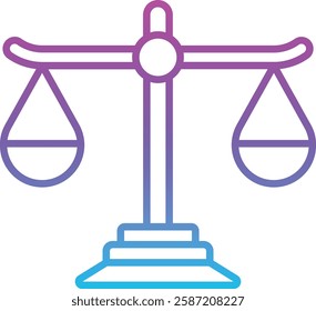 Law vector icon. Can be used for printing, mobile and web applications.