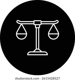 Law vector icon. Can be used for printing, mobile and web applications.