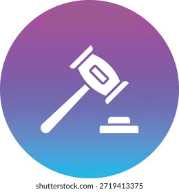 Ícone do vetor de lei. Pode ser usado para impressão, aplicativos móveis e da Web.