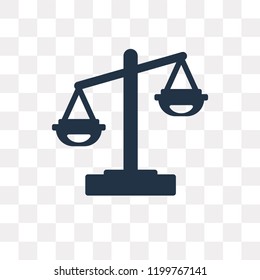 Law vector icon isolated on transparent background, Law transparency concept can be used web and mobile