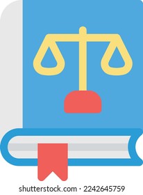 law  Vector illustration on a transparent background. Premium quality symmbols. Line Color vector icons for concept and graphic design.