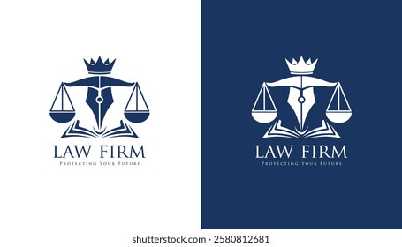 law vector. justice logo. Scale of justice icon