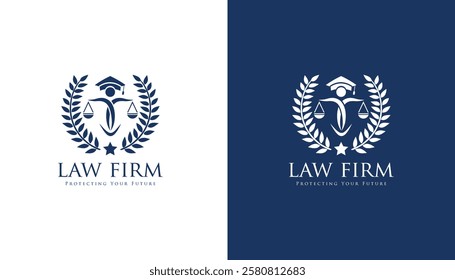 law vector. justice logo. Scale of justice icon