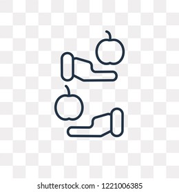 Law vector outline icon isolated on transparent background, high quality linear Law transparency concept can be used web and mobile