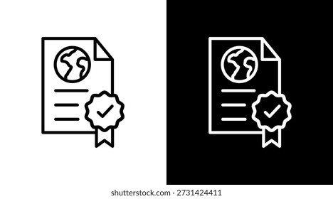 Vector de conjunto de iconos blancos de ley