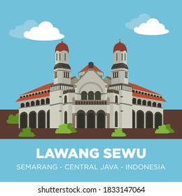 LAWANG SEWU is a landmark in Semarang, Central Java, Indonesia, built as the headquarters of the Dutch East Indies Railway Company. The colonial era building is famous as a haunted house.