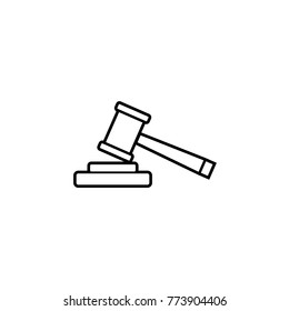 law,gavel,auction vector icon