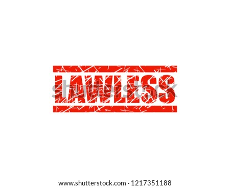 Lawless red stamp