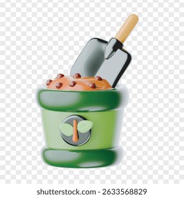 Lawn Care 3D Icons Pack, Realistic 3D Visuals for Landscaping, Gardening and Outdoor Maintenance Projects