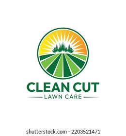 Lawn Care Business Badge Logo Design Badge Template