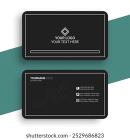 Lawn Care Business Card - Creative corporate business card Template modern and Clean design. Creative and Clean Business Card Template