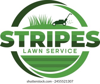 lawn care, landscape, grass concept logo design, Lawn mower home service vector design template