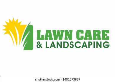 Lawn Care And Landscaping Logo