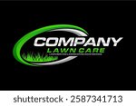 lawn care logo design creative idea vector design inspiration