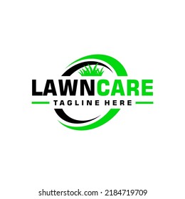 lawn care logo design  creative idea vector design inspiration