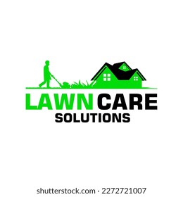 lawn care logo design creative idea vector design inspiration	