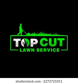 lawn care logo design creative idea vector design inspiration	