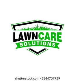 lawn care logo design creative idea vector design inspiration	