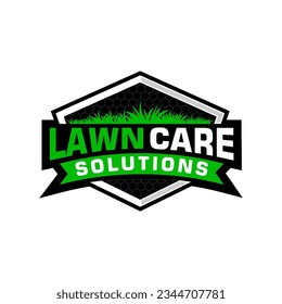 lawn care logo design creative idea vector design inspiration	