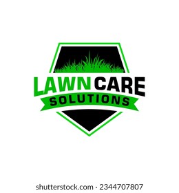 lawn care logo design creative idea vector design inspiration	