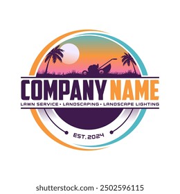 lawn care logo design creative idea design inspiration
