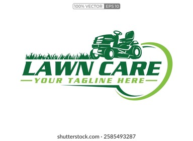 lawn care logo design creative idea vector design inspiration template