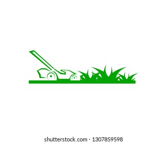 Lawn Care Logo Design Template Vector