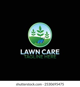 Lawn Care Logo Design Template
