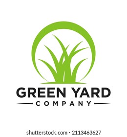 Lawn Care Logo. Lawn Services Logo Vector Template