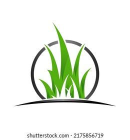 lawn care logo , simple and clean