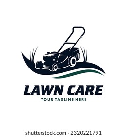 Lawn care Logo Vector Illustration