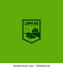 Lawn Care Service Logo Design Vector