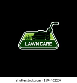 Lawn Care Service Logo Design Vector
