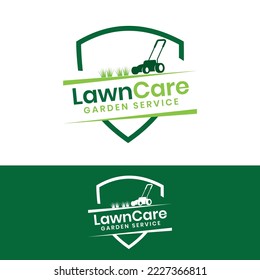 Lawn Care Service Logo Design, Lawn mower logo.