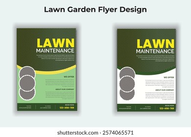 Lawn Garden Flyer Design Template