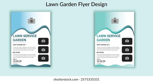 Lawn Garden Flyer  Design Template