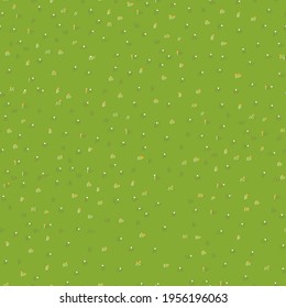 Lawn grass seamless with tiny flower,Vector cartoon nature green field texture,Cute meadow in spring,Pattern summer grass on ground,Endless seasonal for four seasons,Natural abstract background

 