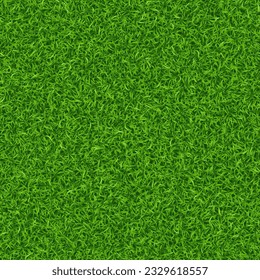 Lawn grass texture seamless pattern. Vector