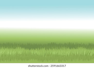 Lawn with green grass. Beautiful spring landscape.