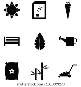 lawn icon set