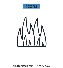 lawn icons  symbol vector elements for infographic web
